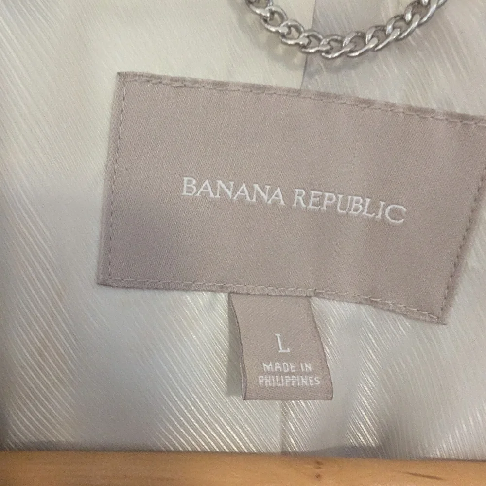 Banana Republic Women's Tan Coat Size Large - Picture 2 of 4